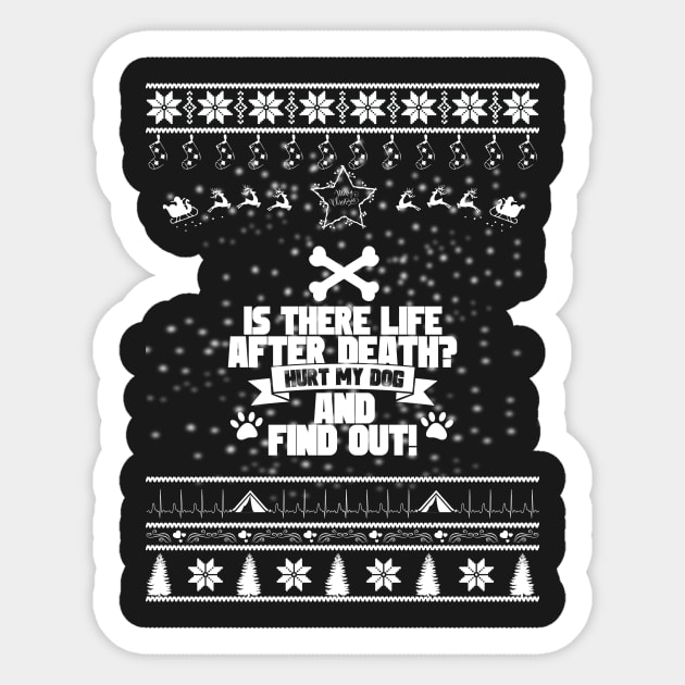 Merry Christmas LIFE DEATH Sticker by bryanwilly